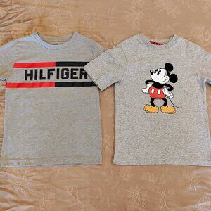 Tommy Hilfiger and Mickey Mouse T-Shirt Bundle, Size 6/7, EUC!
